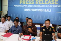 Foto ; ketika BNN Provinsi Bali konfrensi pers 